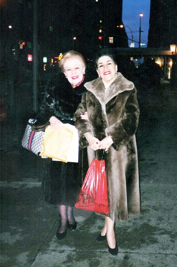Licia and Marta in Manhattan circa 1995